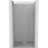 Mexen Mist-F skládací sprchové dveře levé 120 cm, transparentní, kartáčovaný nikl - 8A6-120-000-97-00-L