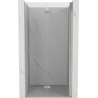 Mexen Mist-F pravé skládací sprchové dveře 105 cm, transparentní, kartáčovaný nikl - 8A6-105-000-97-00-P