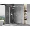 Mexen Mist-F skládací sprchový kout levý 85 x 90 cm, transparentní, bílý - 8A6T-085-090-20-00-L