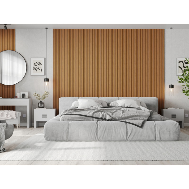 Mexen Lam-F Nano 01 akustické stěnové lamely 280 x 32,4 cm, plsť 5 mm, technická dýha, Přírodní dub - S108-280-01-042