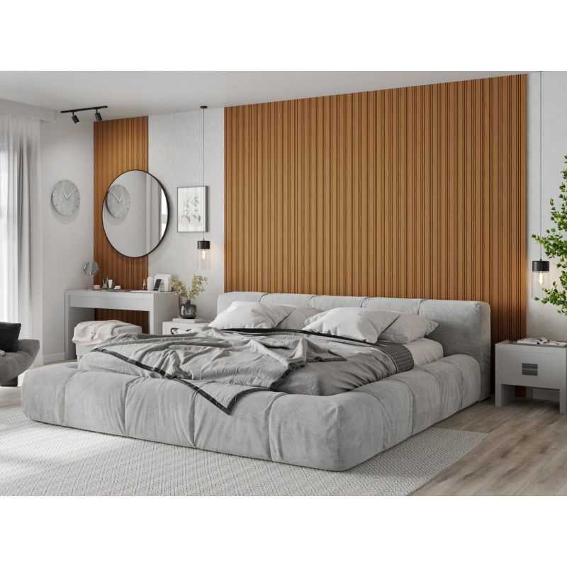 Mexen Lam-F Nano 01 akustické stěnové lamely 280 x 32,4 cm, plsť 5 mm, technická dýha, Přírodní dub - S108-280-01-042