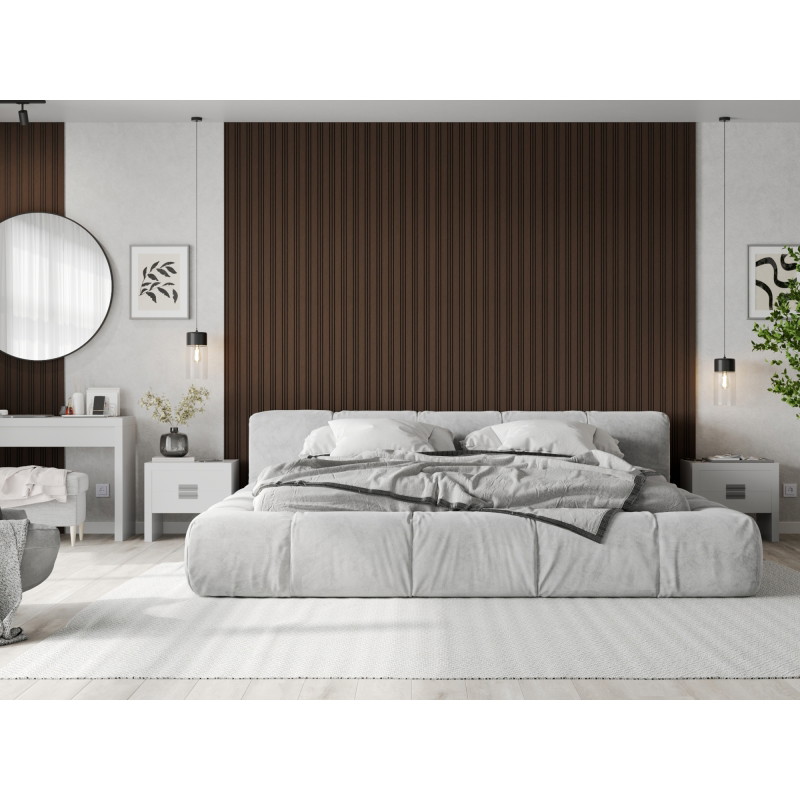 Mexen Lam-F Nano 01 akustické stěnové lamely 280 x 32,4 cm, plsť 5 mm, technická dýha, Mocca Dub - S108-280-01-045