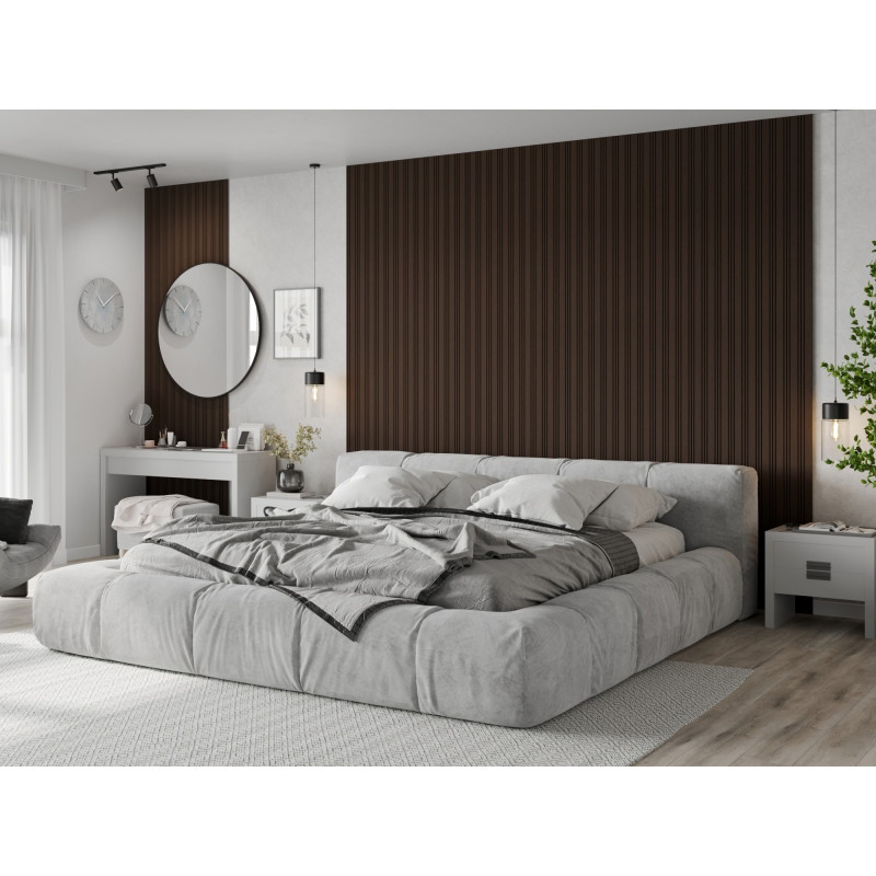 Mexen Lam-F Nano 01 akustické stěnové lamely 280 x 32,4 cm, plsť 5 mm, technická dýha, Mocca Dub - S108-280-01-045