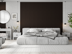 Mexen Lam-F Nano 01 akustické stěnové lamely 280 x 32,4 cm, plsť 5 mm, technická dýha, Černý Dub - S108-280-01-046