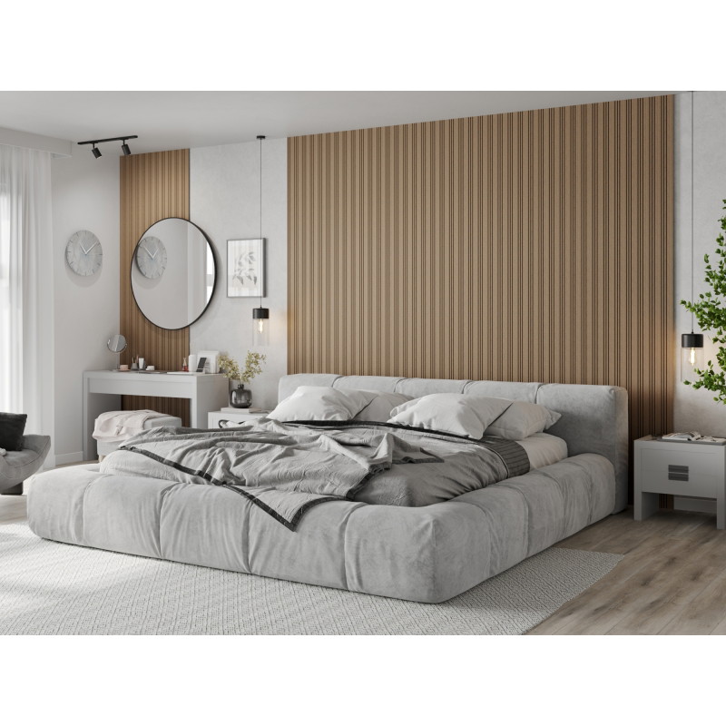 Mexen Lam-F Nano 01 akustické nástěnné lamely 280 x 32,4 cm, plsť 5 mm, technická dýha, Světlý ořech - S108-280-01-047