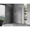 Mexen Mist-F skládací sprchový kout levý 120 x 95 cm, transparentní, gun gray kartáčovaný - 8A6T-120-095-66-00-L