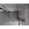 Mexen Mist-F skládací sprchová kabina pravá 110 x 85 cm, transparentní, gun gray kartáčovaný - 8A6T-110-085-66-00-P