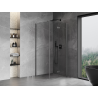 Mexen Mist-F skládací sprchový kout pravý 90 x 90 cm, průhledný, kartáčovaný gun gray - 8A6T-090-090-66-00-P