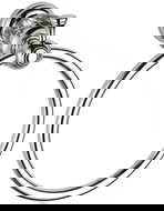 Mexen Estela věšák na ručník, chrom - 7011532-00