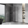 Mexen Mist-F skládací sprchový kout levý 70 x 70 cm, transparentní, gun metal - 8A6T-070-070-95-00-L