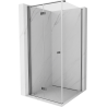 Mexen Mist-F skládací sprchový kout levý 80 x 80 cm, transparentní, gun metal - 8A6T-080-080-95-00-L