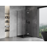 Mexen Mist-F skládací sprchový kout pravý 95 x 95 cm, transparentní, gun metal - 8A6T-095-095-95-00-P