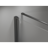 Mexen Mist-F skládací sprchový kout pravý 75 x 120 cm, transparentní, gun metal - 8A6T-075-120-95-00-P