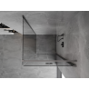 Mexen Mist-F skládací sprchový kout pravý 120 x 120 cm, transparentní, gun metal - 8A6T-120-120-95-00-P