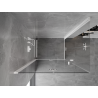 Mexen Mist-F Duo sprchová skládací kabina levá 100 x 75 cm, transparentní, bílá - 8A6-100L-075P-20-00
