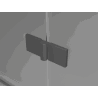 Mexen Mist-F Duo skládací sprchová kabina levá 95 x 70 cm, transparentní, gun metal - 8A6-095L-070P-95-00