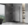 Mexen Mist-F Duo skládací sprchová kabina levá 110 x 70 cm, transparentní, gun metal - 8A6-110L-070P-95-00