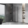 Mexen Mist-F Duo skládací sprchová kabina 110 x 110 cm, transparentní, gun metal - 8A6-110L-110P-95-00