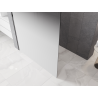 Mexen Kioto sprchová stěna Walk-in 80 x 200 cm, ombre bílá 8 mm, chrom - 800-080-101-01-86