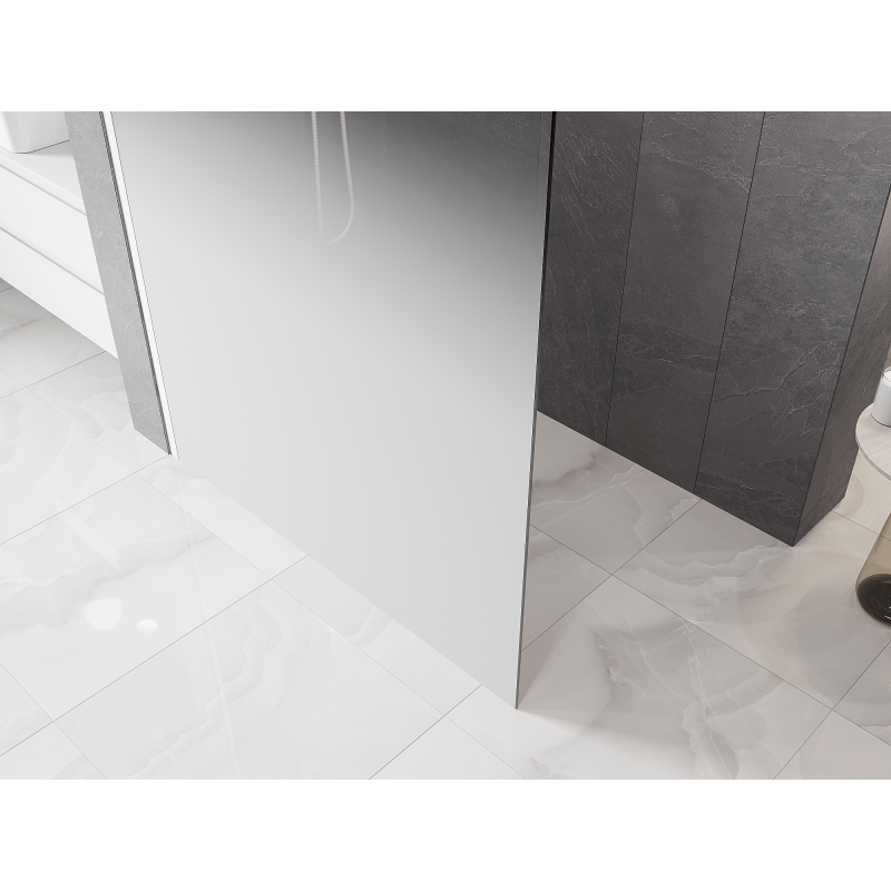 Mexen Kioto sprchová stěna Walk-in 70 x 200 cm, bílé ombre 8 mm, bílá - 800-070-101-20-86