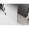 Mexen Kioto sprchová zástěna Walk-in 150 x 200 cm, bílé ombre 8 mm, černá - 800-150-101-70-86