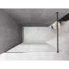 Mexen Kioto sprchová stěna Walk-in 110 x 200 cm, bílý ombre 8 mm, gun metal - 800-110-101-95-86