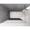 Mexen Kioto sprchová stěna Walk-in 100 x 200 cm, černá ombre 8 mm, chrom - 800-100-101-01-76
