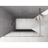 Mexen Kioto sprchová stěna Walk-in 90 x 200 cm, ombre černá 8 mm, chrom - 800-090-101-01-76