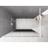 Mexen Kioto sprchová stěna Walk-in 120 x 200 cm, černé ombre 8 mm, bílá - 800-120-101-20-76