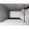 Mexen Kioto sprchová stěna Walk-in 130 x 200 cm, ombre černá 8 mm, černá - 800-130-101-70-76
