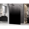 Mexen Kioto sprchová zástěna Walk-in 150 x 200 cm, černý ombre 8 mm, černá - 800-150-101-70-76