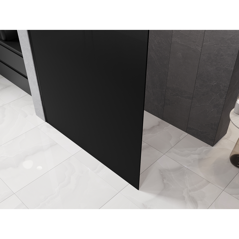 Mexen Kioto sprchová stěna Walk-in 80 x 200 cm, ombre černá 8 mm, černá - 800-080-101-70-76