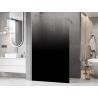 Mexen Kioto sprchová stěna Walk-in 80 x 200 cm, černá ombre 8 mm, kartáčovaný nikl - 800-080-101-97-76