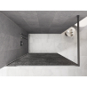 Mexen Kioto sprchová stěna Walk-in 90 x 200 cm, crackle grafit 12 mm, chrom - 800-090-101-01-44-X