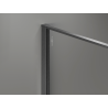 Mexen Kioto sprchová zástěna Walk-in 130 x 200 cm, crackle grafit 12 mm, gun gray kartáčovaný - 800-130-101-66-44-X