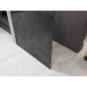 Mexen Kioto sprchová stěna Walk-in 140 x 200 cm, crackle grafit 12 mm, gun metal - 800-140-101-95-44-X