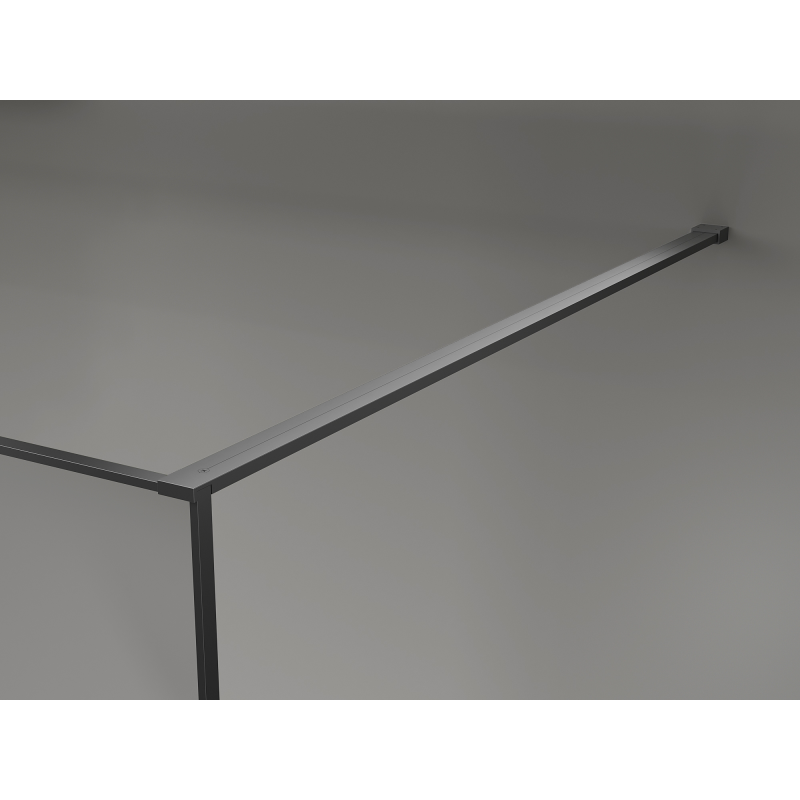 Mexen Kioto sprchová stěna Walk-in 110 x 200 cm, crackle grafit 12 mm, gun metal - 800-110-101-95-44-X