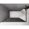 Mexen Kioto sprchová stěna Walk-in 80 x 200 cm, crackle grafit 12 mm, gun metal - 800-080-101-95-44-X