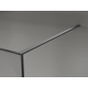 Mexen Kioto sprchová stěna Walk-in 140 x 200 cm, crackle grafit 12 mm, gun metal - 800-140-101-95-44-X