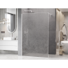 Mexen Kioto sprchová stěna Walk-in 150 x 200 cm, crackle transparent 12 mm, bílá - 800-150-101-20-04-X