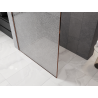 Mexen Kioto sprchová stěna Walk-in 80 x 200 cm, crackle transparentní 12 mm, růžové zlato - 800-080-101-60-04-X