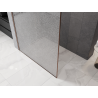 Mexen Kioto sprchová stěna Walk-in 100 x 200 cm, crackle transparentní 12 mm, měď kartáčovaná - 800-100-101-65-04-X
