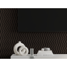 Mexen Lam-SF 02 akustické nástěnné lamely 280 x 30 cm, plsť 9 mm, technická dýha, Černý Dub - S106-280-02-046