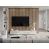 Mexen Lam-SF 01 Lam-SF 26 akustické stěnové lamely 280 x 30 cm, filc 9 mm, technická dýha, Bělený Dub - S106-280-26-040