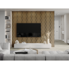 Mexen Lam-SF 01 Lam-SF 26 stěnové akustické lamely 280 x 30 cm, plsť 9 mm, technická dýha, Dub Classic - S106-280-26-041