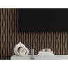 Mexen Lam-SF 01 Lam-SF 26 akustické stěnové lamely 280 x 30 cm, plsť 9 mm, technická dýha, Tmavý ořech - S106-280-26-044