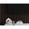 Mexen Lam-F Slim 01 akustické stěnové lamely 280 x 36,5 cm, filc 9 mm, technická dýha, Černý Dub - S107-280-01-046