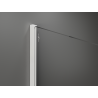 Mexen Kioto sprchová stěna Walk-in 70 x 200 cm, bronz 8 mm, bílá - 800-070-101-20-32