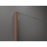 Mexen Kioto sprchová zástěna Walk-in 140 x 200 cm, bronz 8 mm, matná měď - 800-140-101-65-32