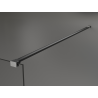 Mexen Kioto sprchová stěna Walk-in 130 x 200 cm, bronz 8 mm, kartáčovaná gun gray - 800-130-101-66-32